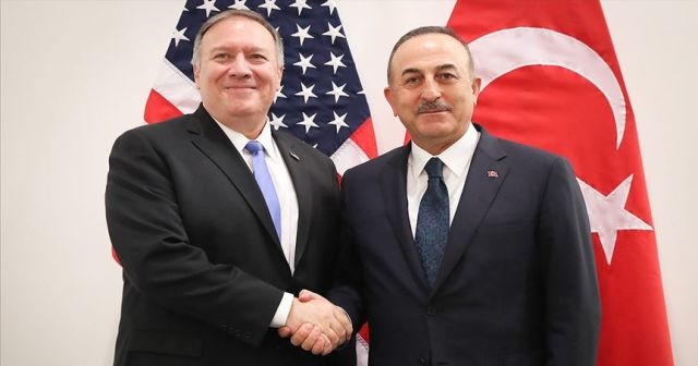 Dışişleri Bakanı Çavuşoğlu, ABD Dışişleri Bakanı Pompeo ile görüştü