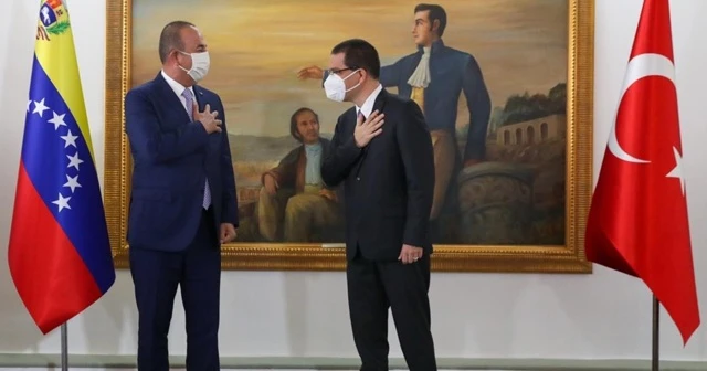 Dışişleri Bakanı Çavuşoğlu Venezuela'da