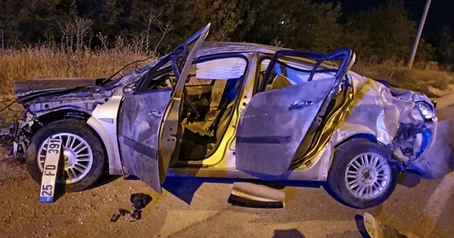 Elazığ’da otomobil takla attı: 3 yaralı