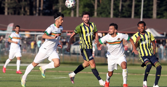 Fenerbahçe hazırlık maçında Alanyaspor ile 1-1 berabere kaldı