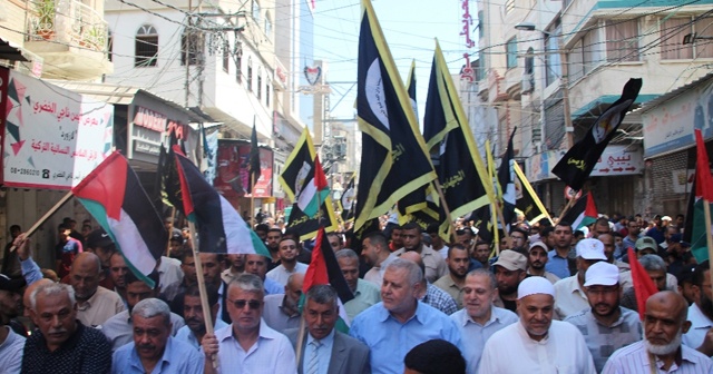 Gazze’de BAE-İsrail anlaşması protesto edildi