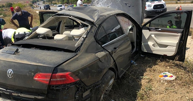 Giresun&#039;da bulunan Bakan Kurum’un korumaları Çorum&#039;da kaza yaptı: 4 yaralı