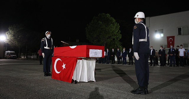 Giresun&#039;da selde şehit olan Uzman Çavuş Aykut Variyenli için tören düzenlendi