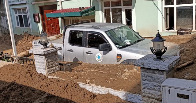 Giresun&#039;da yaşanan selde, Dereli&#039;nin ardından en fazla hasarı gören Doğankent’te yaralar sarılıyor