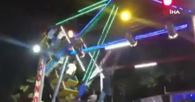 Gondolda tehlikeli hareket yürekleri ağza getirdi