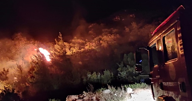 Hatay'da makilik alanda çıkan yangın kontrol altına alındı