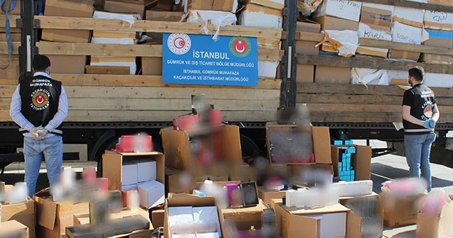 İstanbul'da 10 milyon lira değerinde kaçak parfüm ele geçirildi