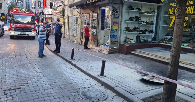 İstanbul’da korkutan patlama kamerada