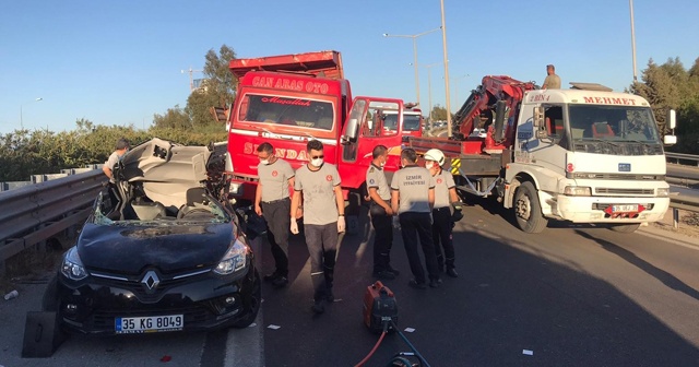 İzmir&#039;de 1 kişinin öldüğü kazayla ilgili kamyon sürücüsü tutuklandı