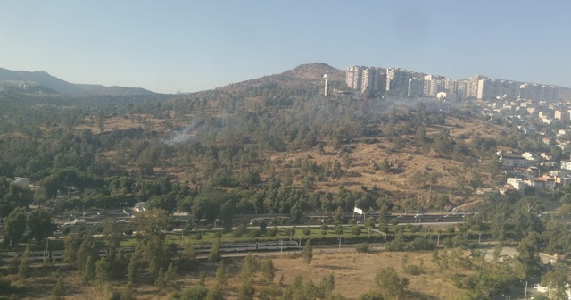 İzmir’de askeri alandaki orman yangını kontrol altında