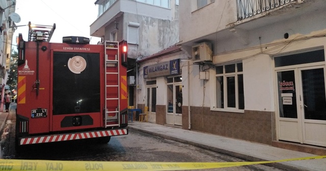 İzmir&#039;de iş yerinde korkutan patlama: 1 ağır yaralı