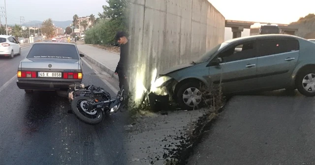 Kayak pistine dönen yolda kazalar peş peşe geldi