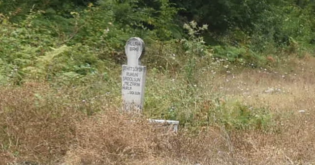 Kimsesiz şoförün anlam dolu mezarı