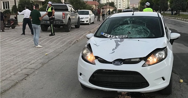 Konya’da otomobilin çarptı yaya öldü