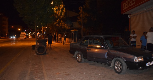 Malatya&#039;da seyir halindeki otomobile silahlı saldırı: 1 yaralı
