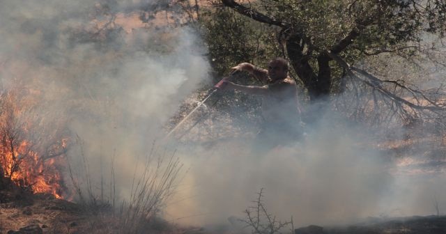 Mersin&#039;de orman tarım arazisi ve makilik alanda yangın çıktı