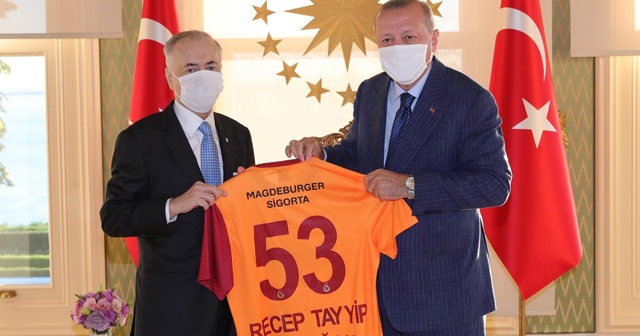 Mustafa Cengiz’den Cumhurbaşkanı Recep Tayyip Erdoğan’a ziyaret