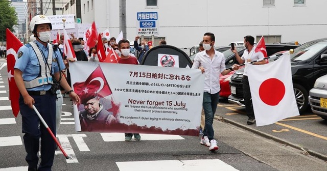 Nagoya&#039;da terör örgütü protestosu