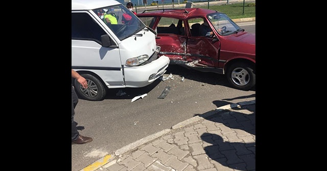 Ordu'da trafik kazası: 2 hafif yaralı