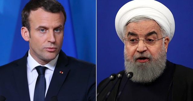 Ruhani ile Macron, nükleer anlaşma ve Lübnan&#039;daki durumu görüştü