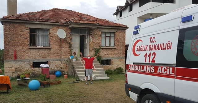 Rusya'dan hava ambulansıyla getirilen Kovid-19'lu hastanın tedavisi Trabzon'da tamamlandı