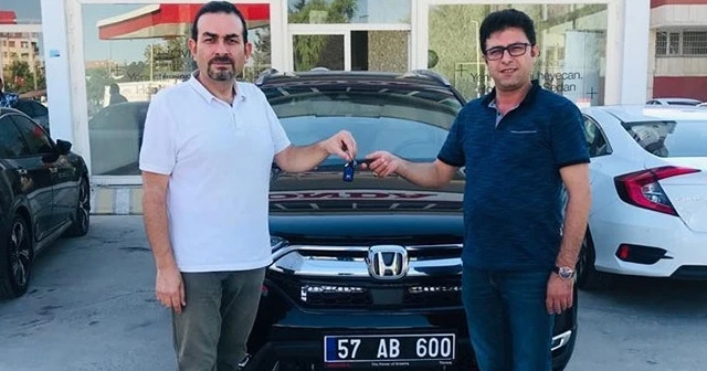 Sinop Türkeli Belediyesi Honda CR-V Hybrid'i filosuna ekledi