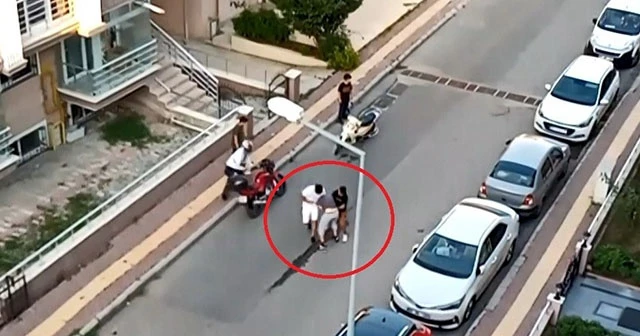 Sokak ortasında yolunu kesip darp ettiler