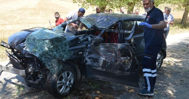 Taşköprü’de trafik kazası: 1 yaralı