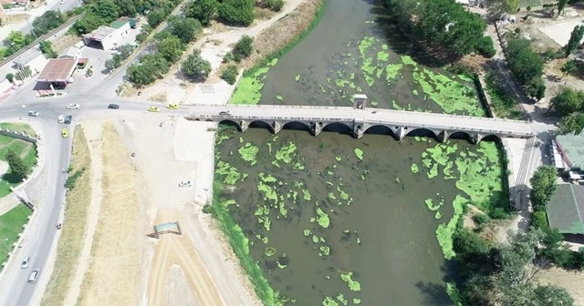 Tunca Nehri’nde korkutan görüntü!