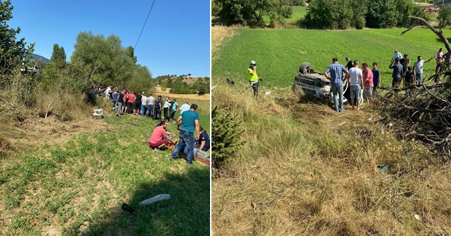 Uşak’ta trafik kazası; 1 ölü, 1 yaralı