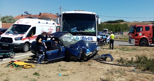 Yaşlı çifti feci kaza ayırdı: 1 ölü, 1 ağır yaralı