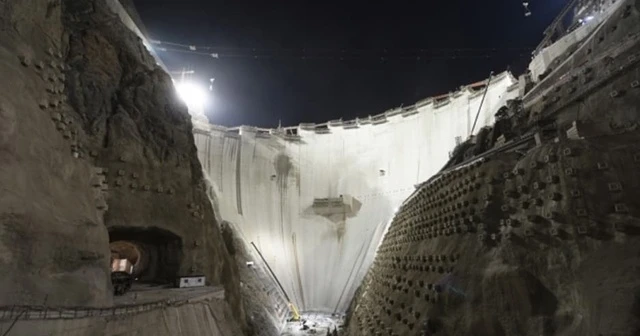 Yusufeli Barajı'nın yapımında son 50 metre