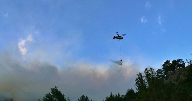 Adana&#039;daki orman yangınını söndürme çalışmaları sürüyor
