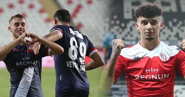 Antalyaspor&#039;un 3 golünden 2&#039;si gençlerden