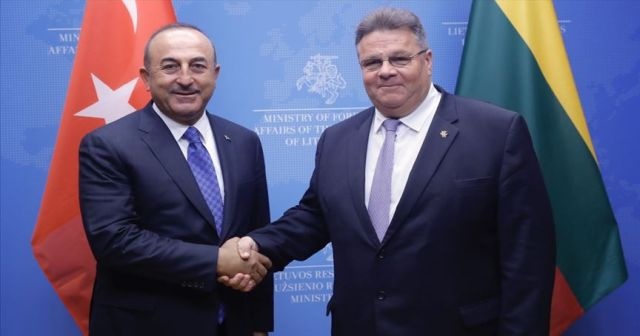 Bakan Çavuşoğlu ve Linkevicius: Türkiye ve Litvanya mükemmel ikili ilişkilere sahiptir