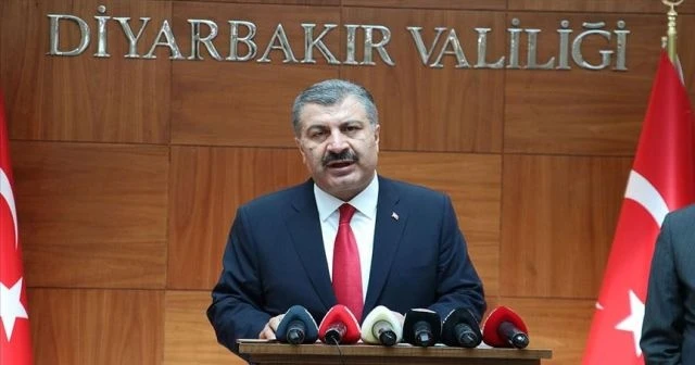 Bakan Koca: Diyarbakır'da Kovid-19 vakalarında önemli ölçüde kontrol sağlandı