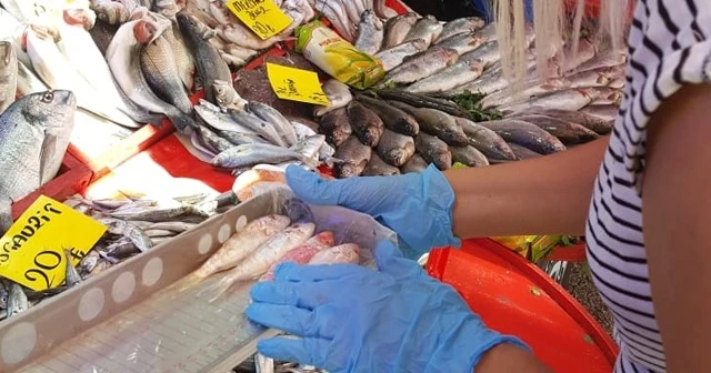 Balık tezgahları denetimden geçti