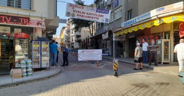 Biga’da bir mahalle ve sokak karantina altına alındı