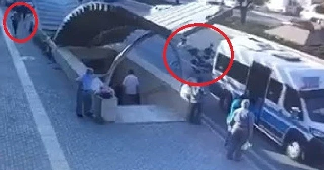 Biri nöbet tuttu, diğeri motoru çaldı