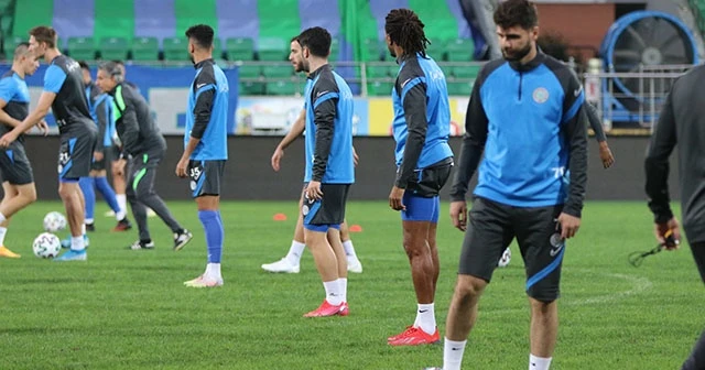 Çaykur Rizespor, Fenerbahçe hazırlıklarını Çaykur Didi stadında sürdürdü