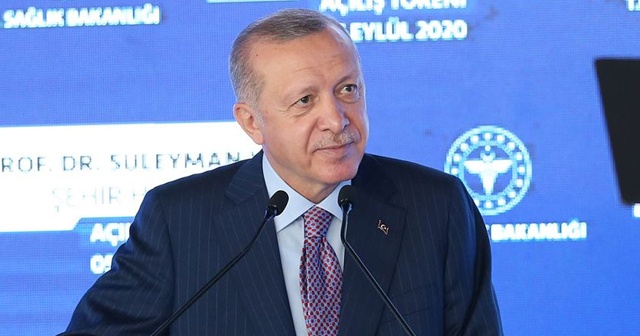 Cumhurbaşkanı Erdoğan&#039;dan şehir hastanesi paylaşımı