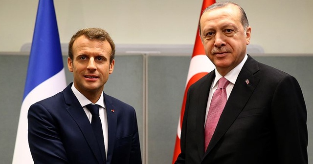 Cumhurbaşkanı Erdoğan, Fransa Cumhurbaşkanı Macron ile telefonda görüştü