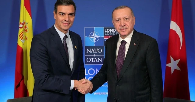 Cumhurbaşkanı Erdoğan, İspanya Başbakanı Pedro Sanchez ile görüştü