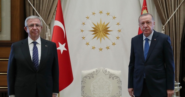 Cumhurbaşkanı Erdoğan, Mansur Yavaş&#039;ı kabul etti