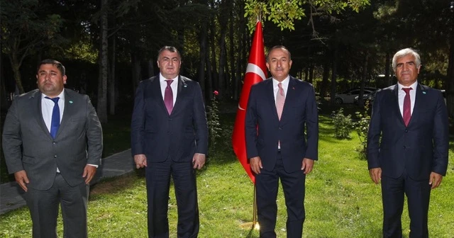 Dışişleri Bakanı Çavuşoğlu, Kassanov’u kabul etti