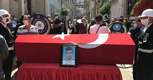 Düğün yolunda kazada ölen bekçiye son veda