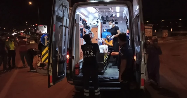Düz yolda ters döndü
