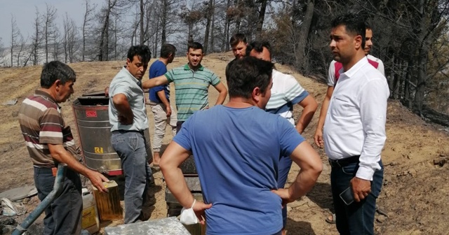 Felaketin boyutu yangın söndürülünce ortaya çıktı