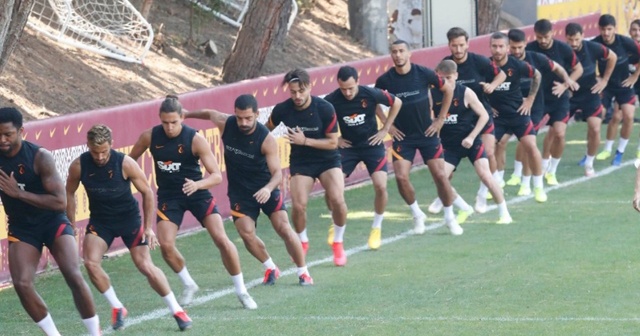 Galatasaray, Gaziantep FK maçı hazırlıklarını çift antrenmanla sürdürdü