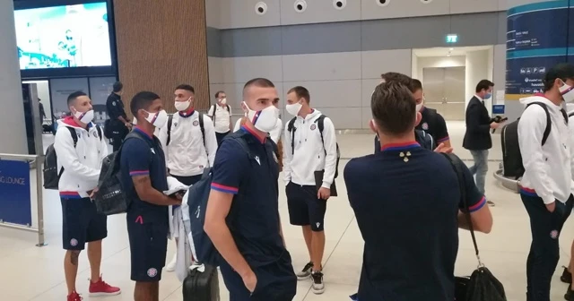 Galatasaray'ın rakibi Hajduk Split, İstanbul'a geldi